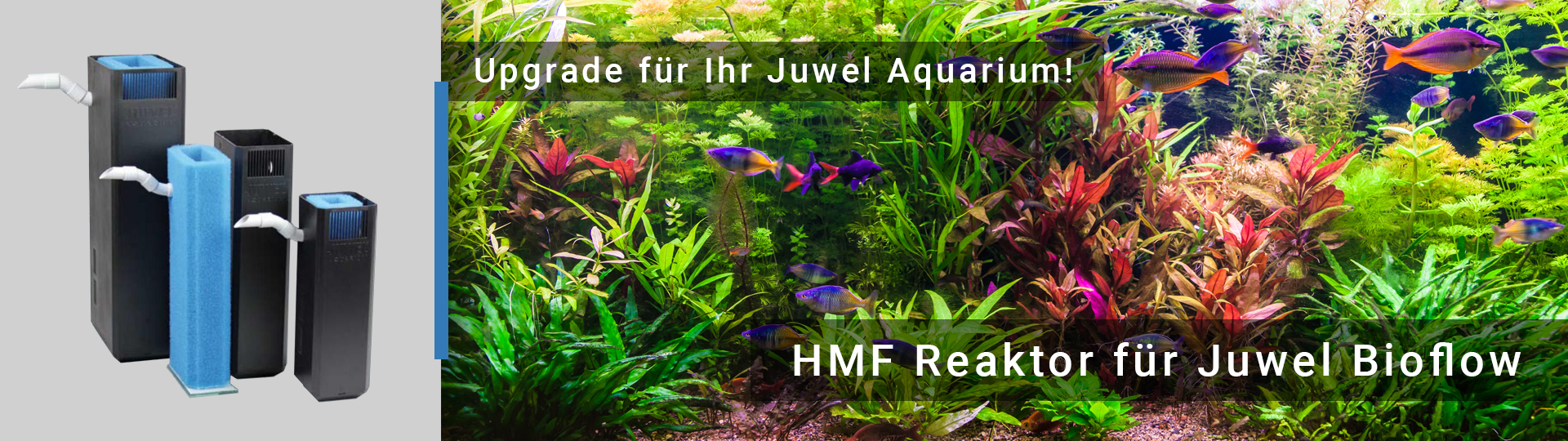 HMF P60-2 / P60-2BL Mobiler Filter, Hamburger Mattenfilter ProfiLine,  Aquarium